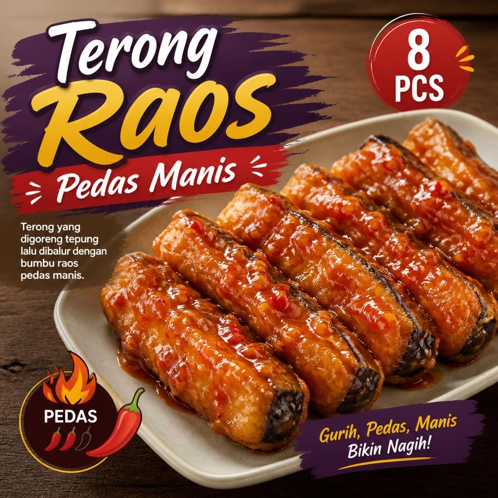 Terong Raos Pedas Manis D’ Cost Seafood